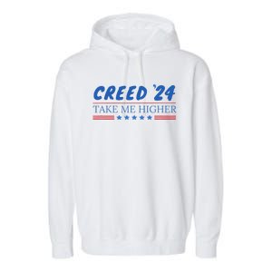 C.R.E.E.D. .24 T.A.K.E M.E. Hig.H.E.R Garment-Dyed Fleece Hoodie