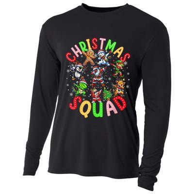 Christmas 2024 Team Santa Elf Squad Matching Family Xmas Gift Cooling Performance Long Sleeve Crew