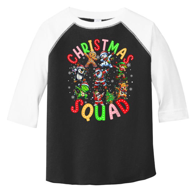 Christmas 2024 Team Santa Elf Squad Matching Family Xmas Gift Toddler Fine Jersey T-Shirt