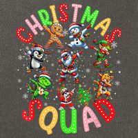 Christmas 2024 Team Santa Elf Squad Matching Family Xmas Gift Cotton Canvas Backpack