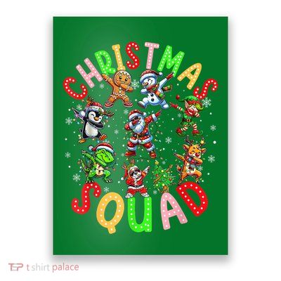 Christmas 2024 Team Santa Elf Squad Matching Family Xmas Gift Poster