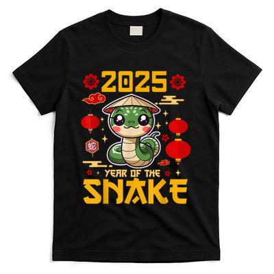 Cute 2025 Year Of The Snake Happy Chinese New Year T-Shirt