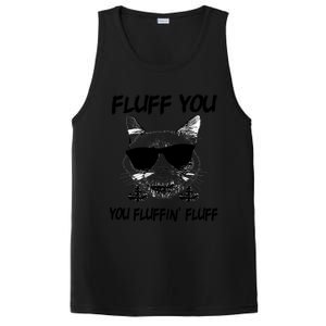 Cats 365 Adult Fluff You You Fluffin' Fluff Funny Cat Kitten Gift PosiCharge Competitor Tank