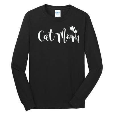 Cats 365 Cat Mom Graphic Pullover Hoodie Tall Long Sleeve T-Shirt