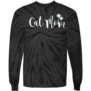 Cats 365 Cat Mom Graphic Pullover Hoodie Tie-Dye Long Sleeve Shirt