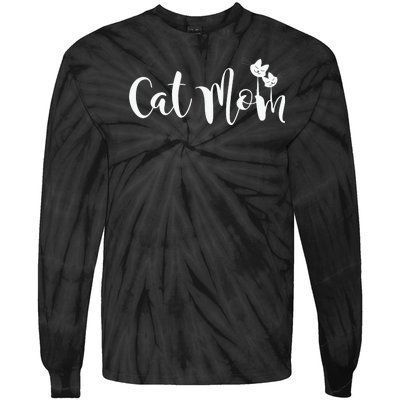 Cats 365 Cat Mom Graphic Pullover Hoodie Tie-Dye Long Sleeve Shirt