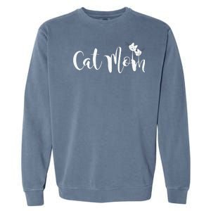 Cats 365 Cat Mom Graphic Pullover Hoodie Garment-Dyed Sweatshirt