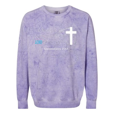 Colossians 323 Colorblast Crewneck Sweatshirt