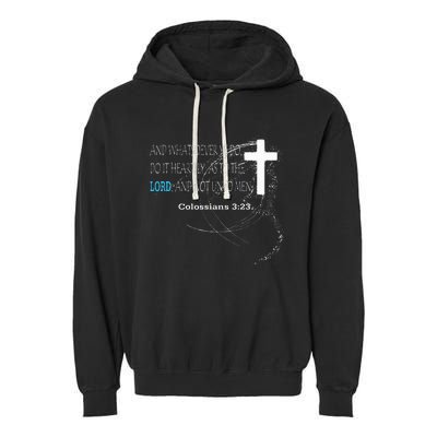 Colossians 323 Garment-Dyed Fleece Hoodie