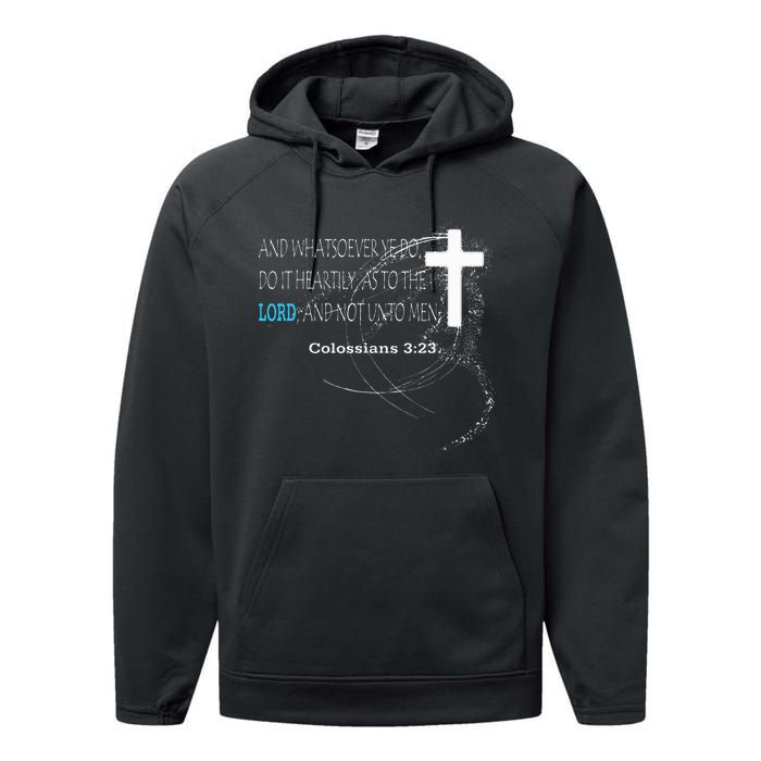 Colossians 323 Performance Fleece Hoodie