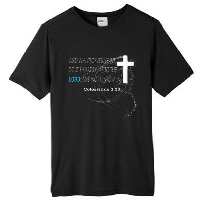 Colossians 323 Tall Fusion ChromaSoft Performance T-Shirt