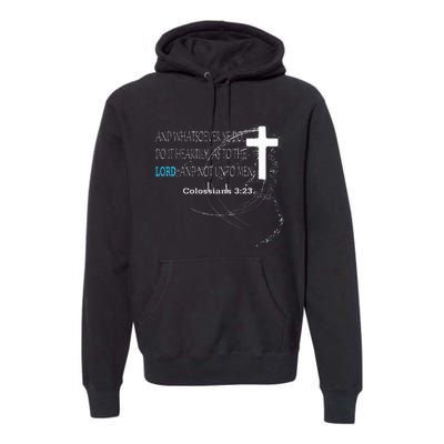 Colossians 323 Premium Hoodie