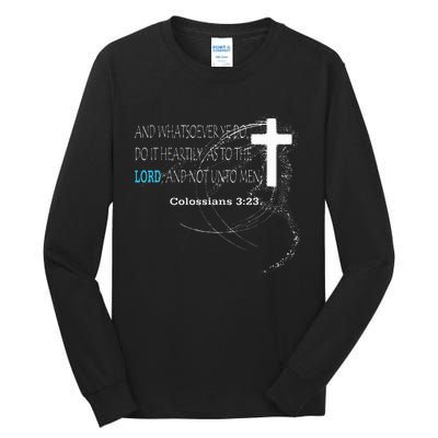 Colossians 323 Tall Long Sleeve T-Shirt