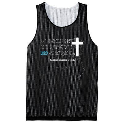 Colossians 323 Mesh Reversible Basketball Jersey Tank