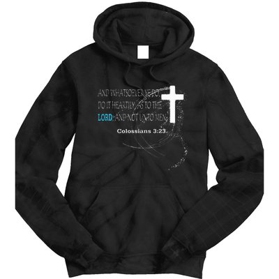 Colossians 323 Tie Dye Hoodie