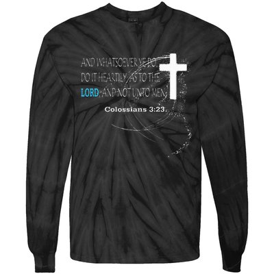 Colossians 323 Tie-Dye Long Sleeve Shirt