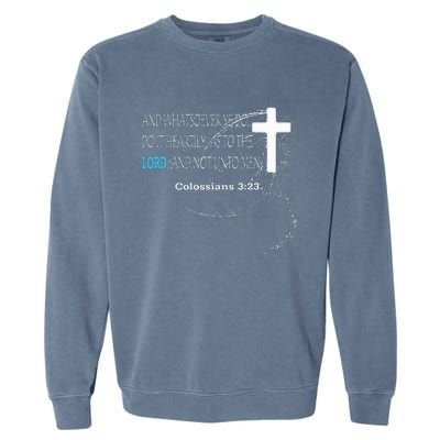 Colossians 323 Garment-Dyed Sweatshirt