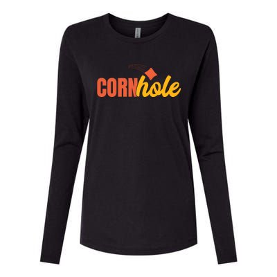 Cornhole 30 Womens Cotton Relaxed Long Sleeve T-Shirt