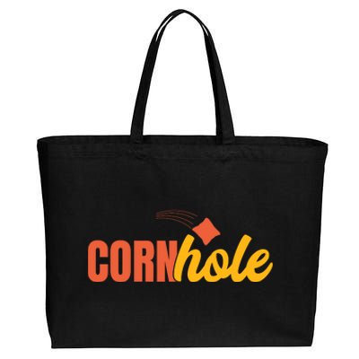 Cornhole 30 Cotton Canvas Jumbo Tote