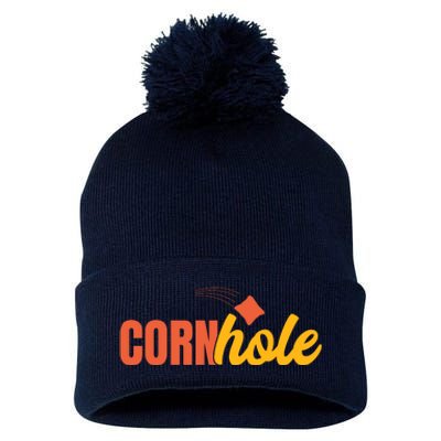 Cornhole 30 Pom Pom 12in Knit Beanie