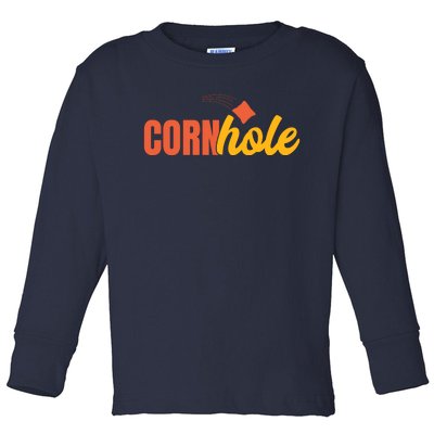 Cornhole 30 Toddler Long Sleeve Shirt