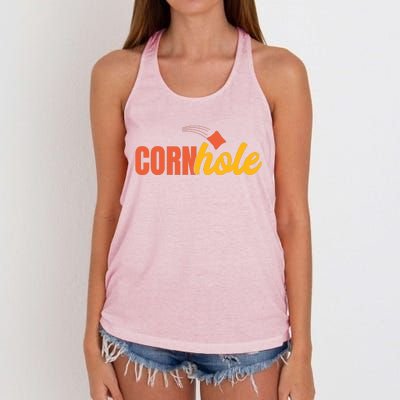 Cornhole 30 Women's Knotted Racerback Tank