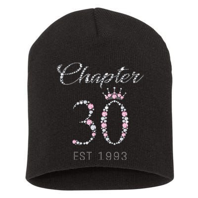 Chapter 30 EST 1993 30Th Birthday Gift For WoLove Short Acrylic Beanie