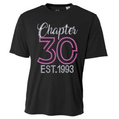 Chapter 30 EST 1993 30th Birthday Gift For Womens Cooling Performance Crew T-Shirt