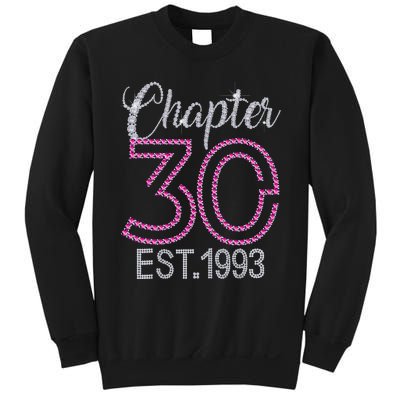 Chapter 30 EST 1993 30th Birthday Gift For Womens Sweatshirt