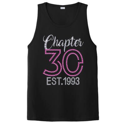 Chapter 30 EST 1993 30th Birthday Gift For Womens PosiCharge Competitor Tank