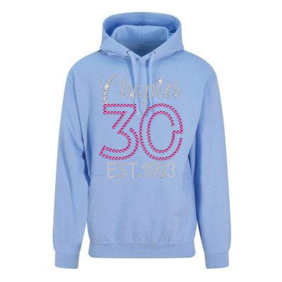 Chapter 30 EST 1993 30th Birthday Gift For Womens Unisex Surf Hoodie