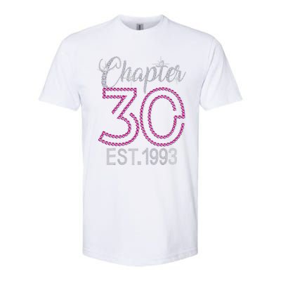 Chapter 30 EST 1993 30th Birthday Gift For Womens Softstyle CVC T-Shirt