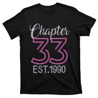 Chapter 33 EST 1990 33rd Birthday Gift For Womens T-Shirt