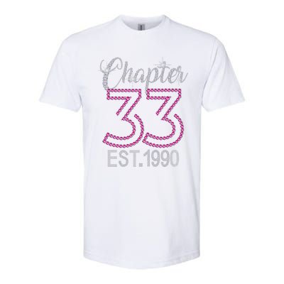 Chapter 33 EST 1990 33rd Birthday Gift For Womens Softstyle CVC T-Shirt