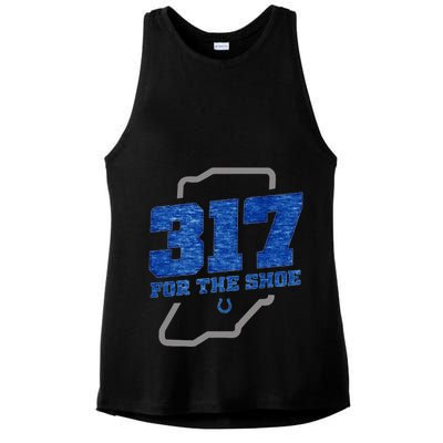 Colts 317 For The Shoe Ladies PosiCharge Tri-Blend Wicking Tank