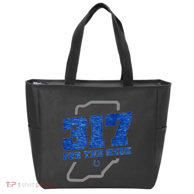 Colts 317 For The Shoe Zip Tote Bag