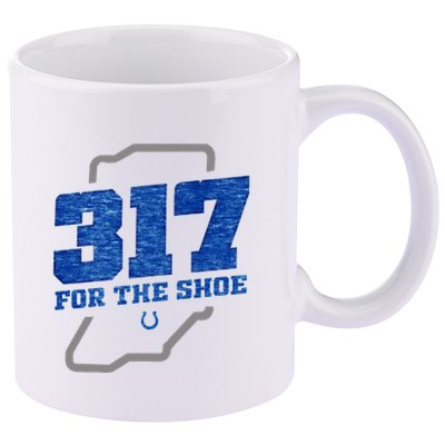 Colts 317 For The Shoe 11oz C Handle Ceramic Mug