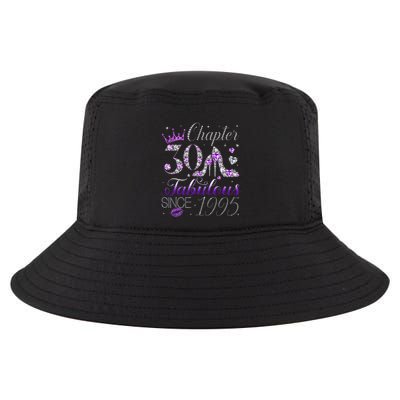 Chapter 30 Fabulous Since 1995 30th Birthday Women Cool Comfort Performance Bucket Hat