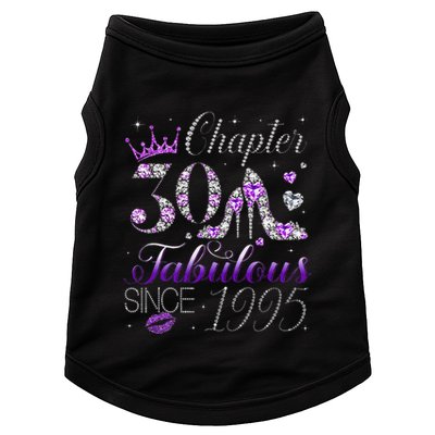 Chapter 30 Fabulous Since 1995 30th Birthday Women Doggie Tank