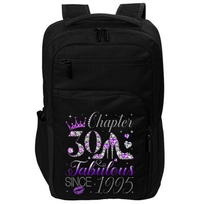 Chapter 30 Fabulous Since 1995 30th Birthday Women Impact Tech Backpack