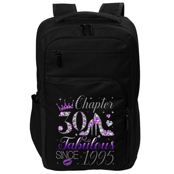 Chapter 30 Fabulous Since 1995 30th Birthday Women Impact Tech Backpack