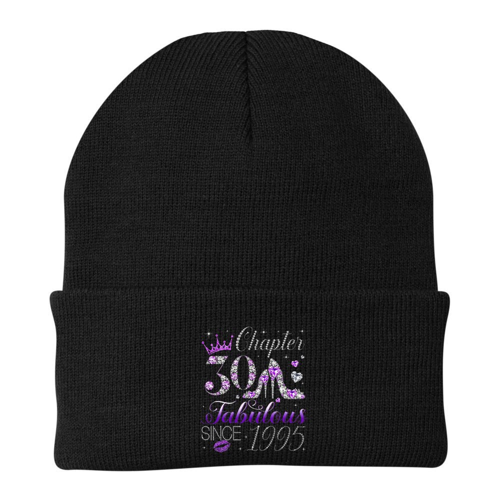 Chapter 30 Fabulous Since 1995 30th Birthday Women Beanie