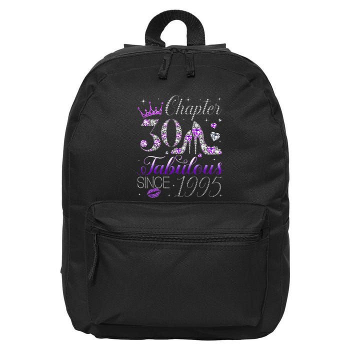 Chapter 30 Fabulous Since 1995 30th Birthday Women 16 in Basic Backpack