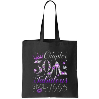 Chapter 30 Fabulous Since 1995 30th Birthday Women Bag