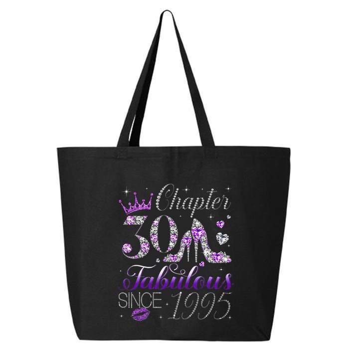 Chapter 30 Fabulous Since 1995 30th Birthday Women 25L Jumbo Tote
