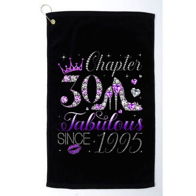 Chapter 30 Fabulous Since 1995 30th Birthday Women Golf Towel