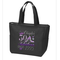 Chapter 30 Fabulous Since 1995 30th Birthday Women Zip Tote Bag