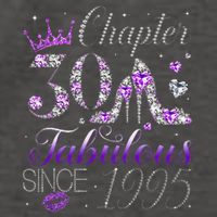 Chapter 30 Fabulous Since 1995 30th Birthday Women Vector Backpack