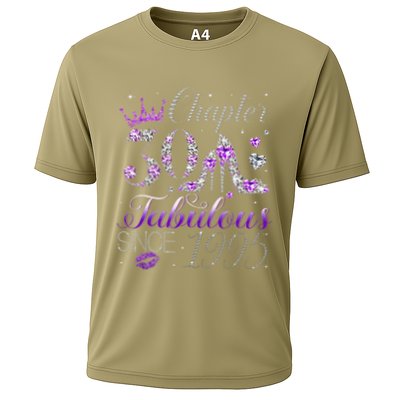 Chapter 30 Fabulous Since 1995 30th Birthday Women Cooling Performance Crew T-Shirt