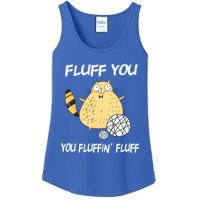 Cats 365 Fluff You You Fluffin' Fluff Funny Cat Kitten Gift Ladies Essential Tank